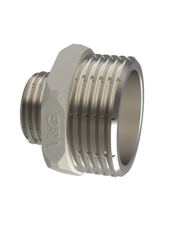 Ниппель переходной V&G Вход 2" Выход 1 1/2" VG-203218 Латунь
