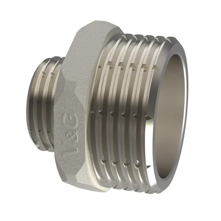 Ниппель переходной V&G Вход 1 1/2" Выход 1 1/4" VG-203213 Латунь