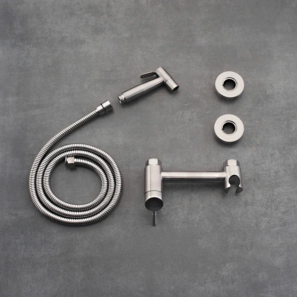 Гигиенический душ со смесителем РМС SUS129-5-2 Нержавеющая сталь