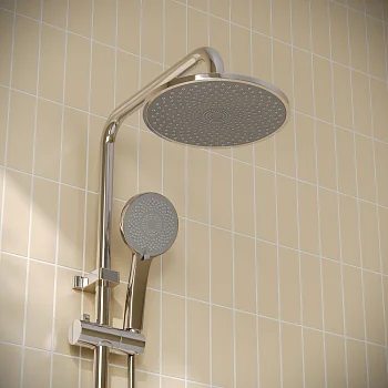 PL7CH-009DK Смеситель для душа из высокопрочного пластика-Хром