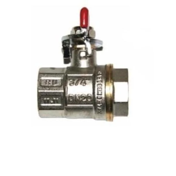 Шаровый кран РМС 3-4 г-г бабочка ø 20 мм