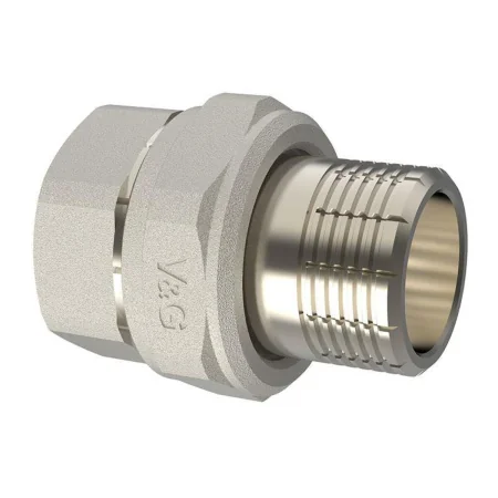 Сгон прямой V&G Вход/Выход 1 1/2" VG-205105 американка Латунь