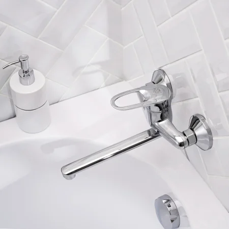 Смеситель для кухни РМС SL55-005 Хром