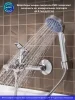 Смеситель для ванны с душем РМС SL132-009E с коротким изливом Хром