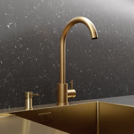 SUS124G-017F Смеситель для кухни,  ø35