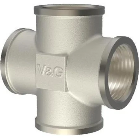 Крестовина V&G Вход/Выход 3/4" VG-211102 Латунь