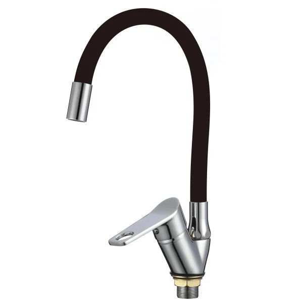 Смеситель для кухни РМС SL137BL-016F гибкий излив Хром