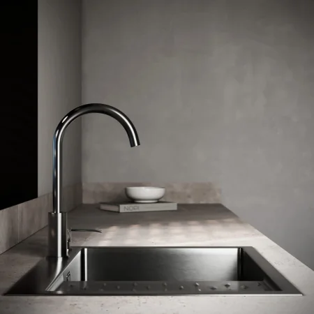 MRK-6350BL-R Набор 2 в1 РМС/кухонная мойка с левым крылом + дозатор