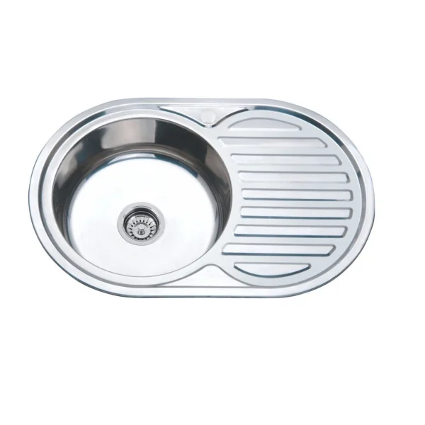 Мойка для кухни РМС MG6-7750OVL Врезная глянцевая