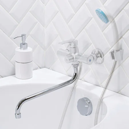 Излив для ванны SS385K Круглый