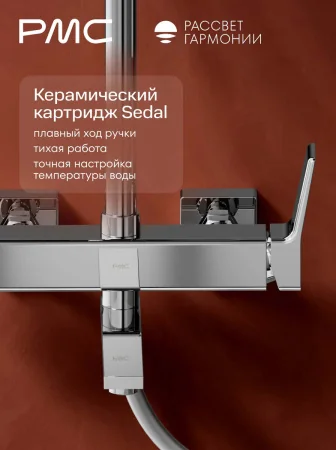 РГ-Д1001-11 Душевая система с тропическим душем, ø35