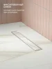 Трап для душа линейный РМС ТЛ01-50х7см Нержавеющая сталь