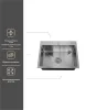 MR-6050BL Набор 3 в 1 РМС (кухонная мойка+ корзина раздвижная+ дозатор врезной)