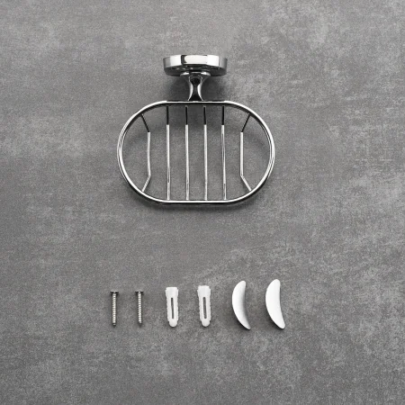 Мыльница овальная РМС A2021 металлическая решетка