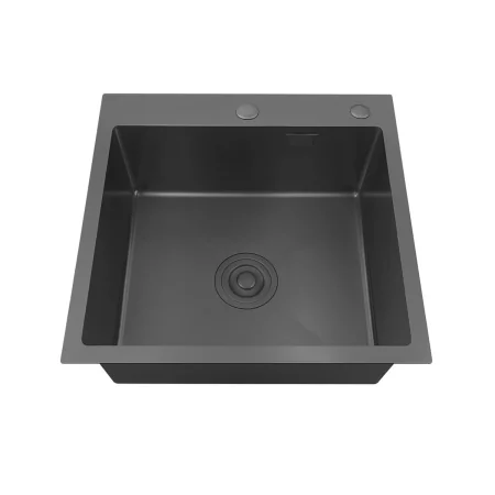 MR-5050BL Matte Набор 3 в 1 РМС (кухонная мойка+ корзина раздвижная+ дозатор врезной)