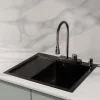 MRK-5851BL-R Набор 2 в1 РМС/кухонная мойка с левым крылом + дозатор