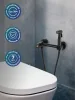 Гигиенический душ со смесителем РМС SUS129BL-5-2 Черный