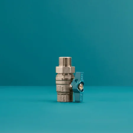 Кран шаровой РМС ГШБА-20 с полусгоном Люкс 3/4"