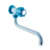 Кран для кухни РМС PL3-270 настенный для холодной воды Высокопрочный пластик Голубой