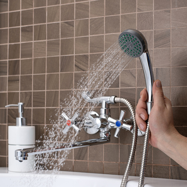 Смеситель для ванны с душем РМС SL138-140P универсальный Хром