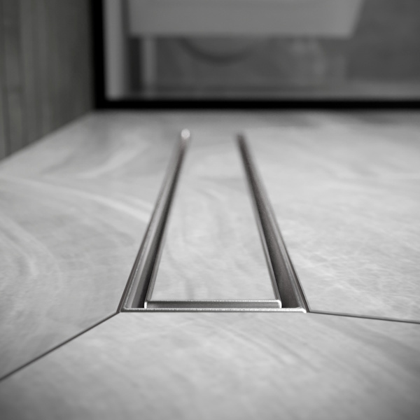 Трап для душа линейный РМС ТЛ02-50х7см Нержавеющая сталь