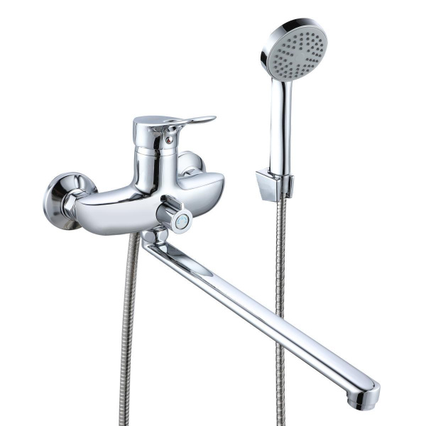 Смеситель для ванны с душем РМС SL120-006E Хром