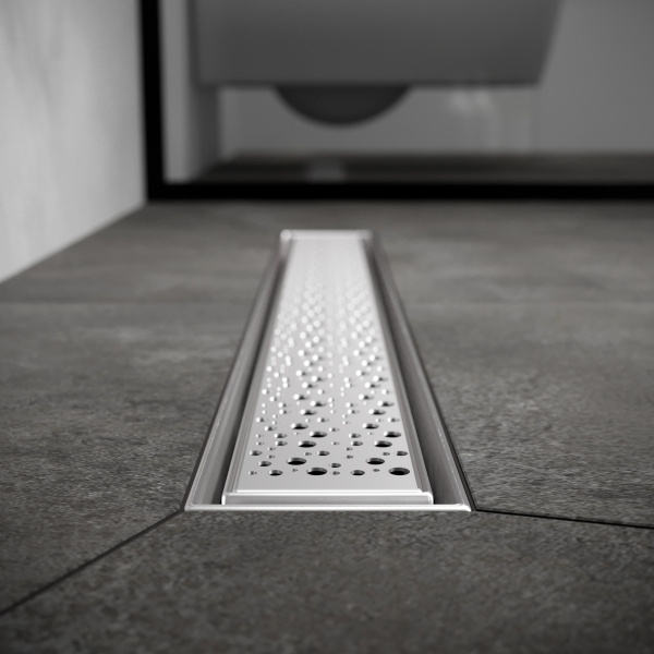 Трап для душа линейный РМС ТЛ04-50х7см Нержавеющая сталь