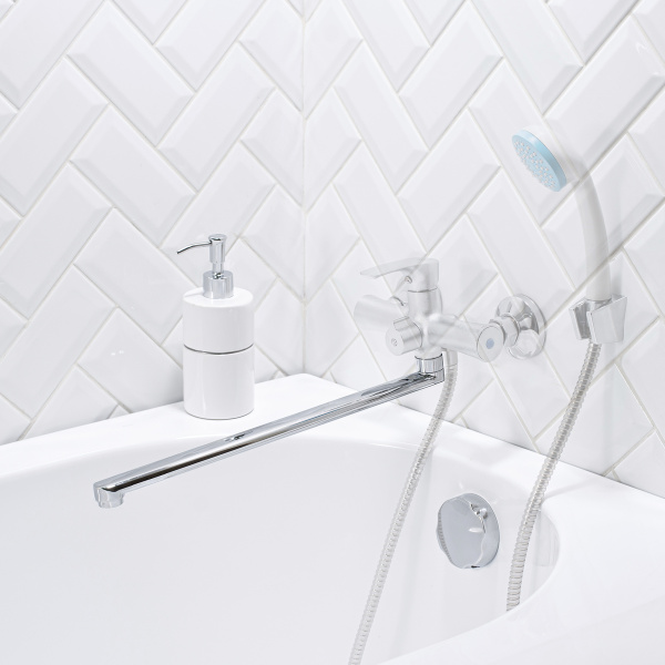 Излив на смеситель для ванной РМС SS40P Прямой