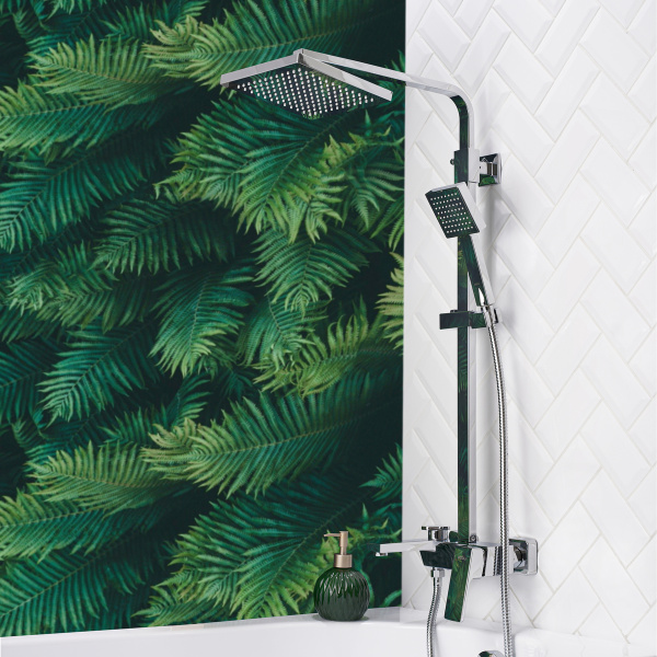 Душевая стойка BOOU B7084-27 с тропическим душем Латунь