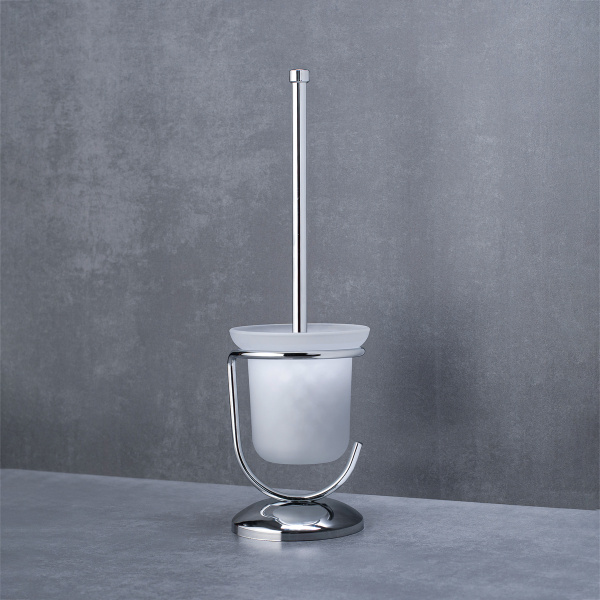 Ершик для туалета РМС A7022 напольный Стекло
