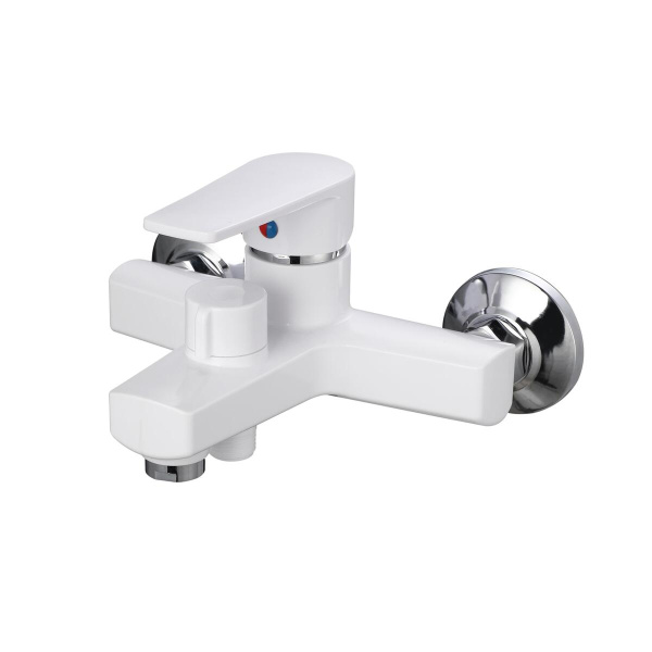 Смеситель для ванны РМС PL6-009E Высокопрочный пластик Белый