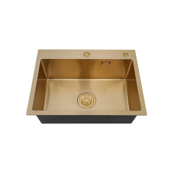 MR-5843G набор 3 в 1 РМС (кухонная мойка+ корзина раздвижная+ дозатор врезной)