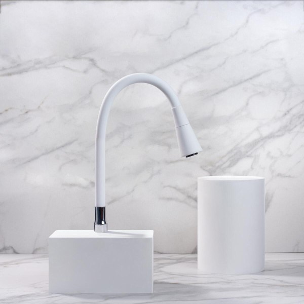 Излив на смеситель для кухни РМС S55W-D Белый