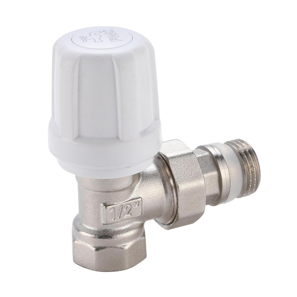 Радиаторный клапан РМС 05-15 Люкс Вход/Выход 1/2" Латунь