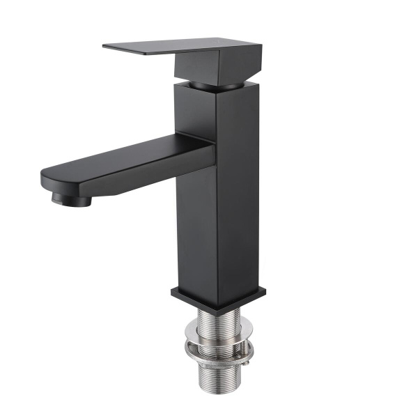 Смеситель для раковины РМС SUS125BL-001F Нержавеющая сталь Черный