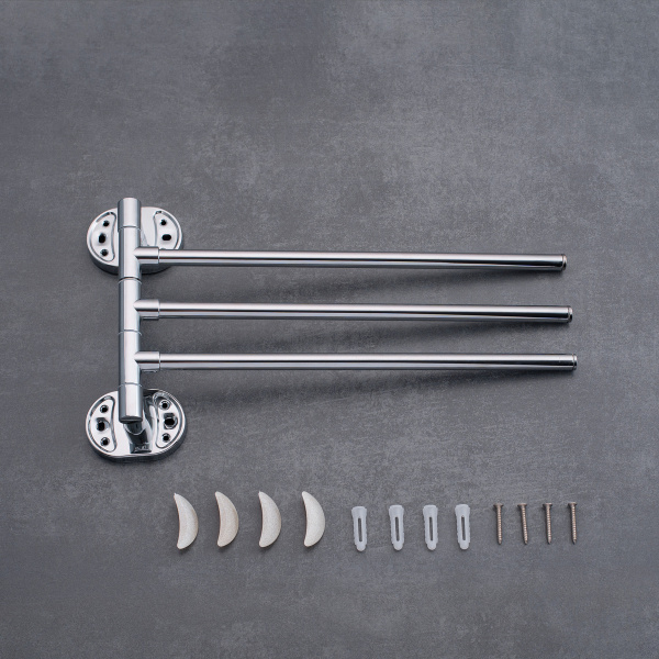 Держатель для полотенца РМС A1025 Поворотный тройной