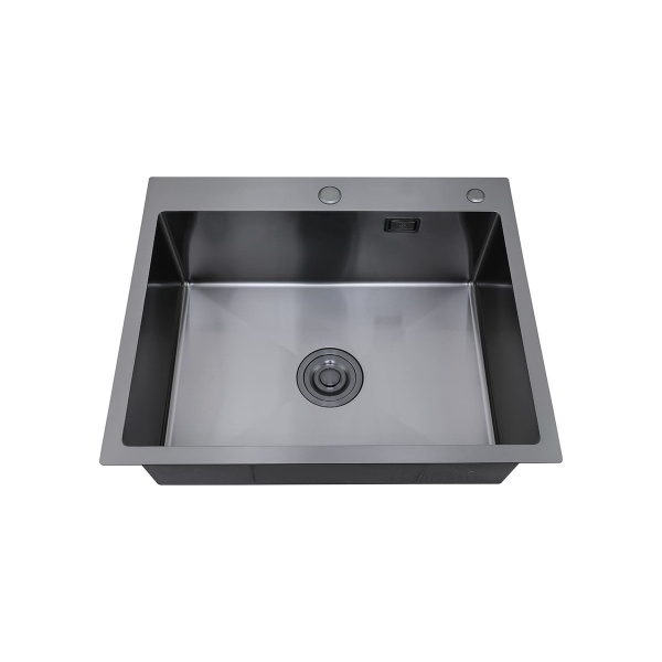 MR-6050BL Набор 3 в 1 РМС (кухонная мойка+ корзина раздвижная+ дозатор врезной)