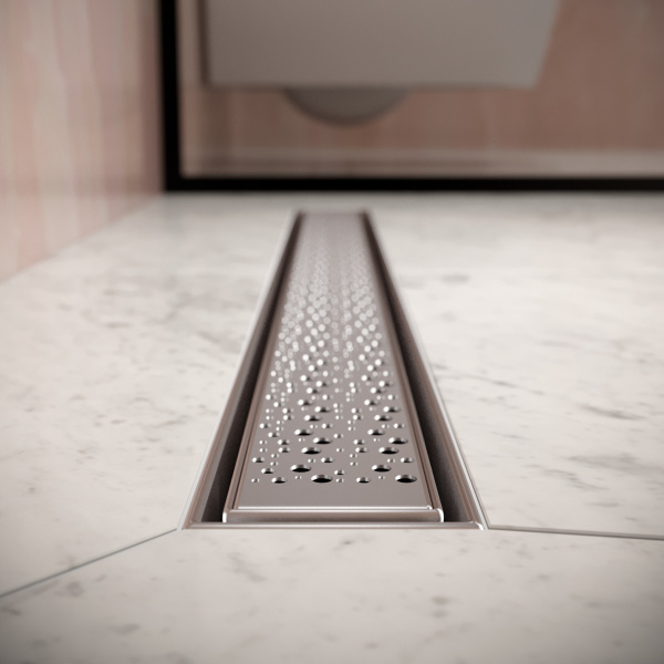 Трап для душа линейный РМС ТЛ04-70х7см Нержавеющая сталь