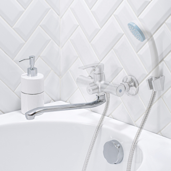 Излив на смеситель для ванной РМС SS30S S-образный