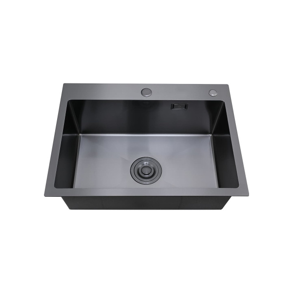 MR-5843BL Набор 3 в 1 РМС (кухонная мойка+ корзина раздвижная+ дозатор врезной)