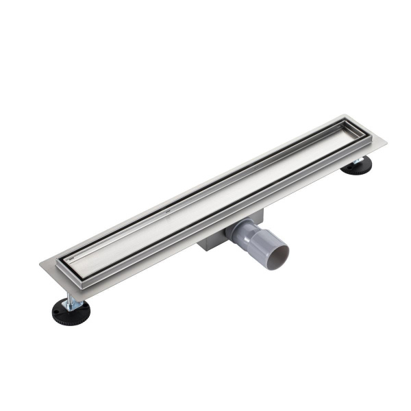 Трап для душа линейный РМС ТЛ01-80х7см Нержавеющая сталь