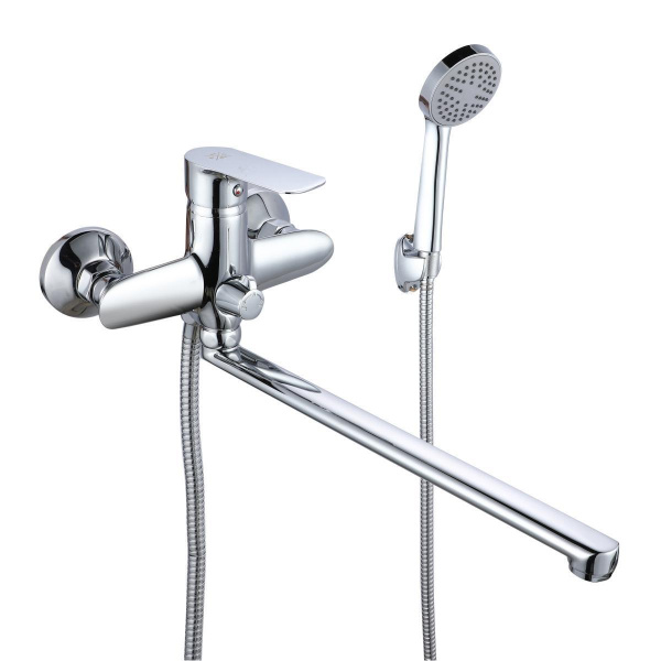 Смеситель для ванны с душем РМС SL133-006E однорычажный Хром