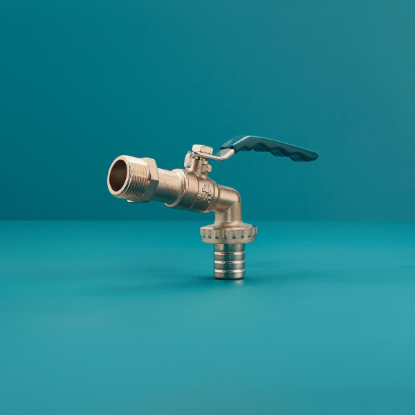 Кран водразборный РМС 01-15 Люкс с соединением 1/2" Латунь