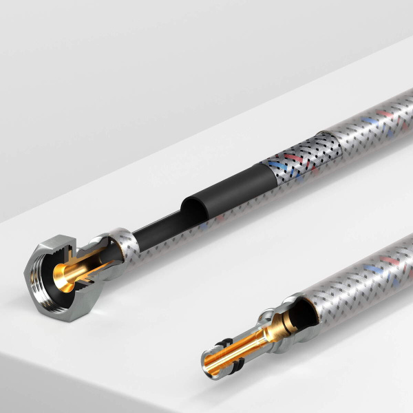 Подводка воды для смесителя РМС M10 80 см 