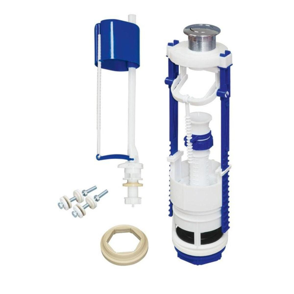 АС-17.1М Арматура "РБМ" для бачка 1-кнопочная (с нижней подводкой)