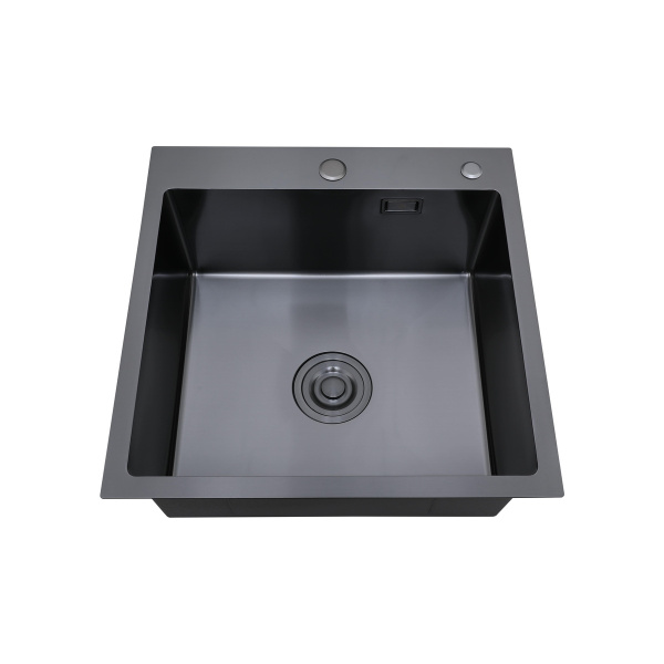 MR-5050BL Набор 3 в 1 РМС (кухонная мойка+ корзина раздвижная+ дозатор врезной)