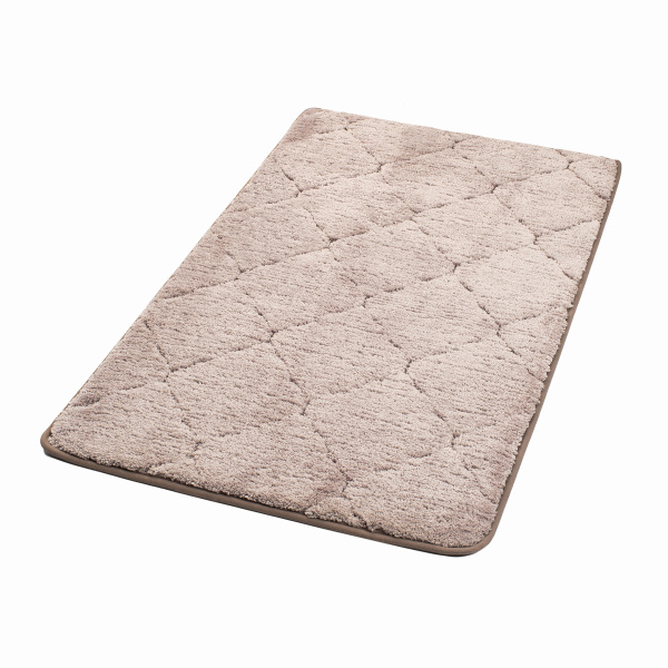 Коврик для ванной из микрофибры РМС К-05БЖ-60х100 Бежевый