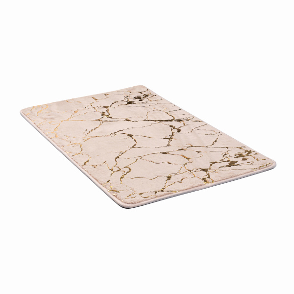 Коврик для ванной РМС К-06БЖ-50х80 Мармор Бежевый