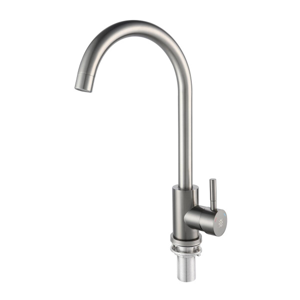 Смеситель для кухни РМС SUS124PVD-017F с PVD покрытием Нержавеющая сталь