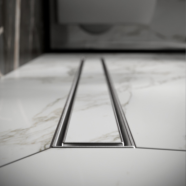 Трап для душа линейный РМС ТЛ01-70х7см Нержавеющая сталь